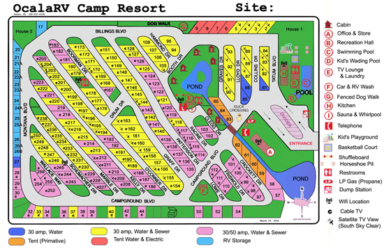 Click to View OcalaRv Camp Resort Map Click to View OcalaRv Camp Resort Map