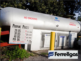 Ferrellgas Tank Facility at RV park